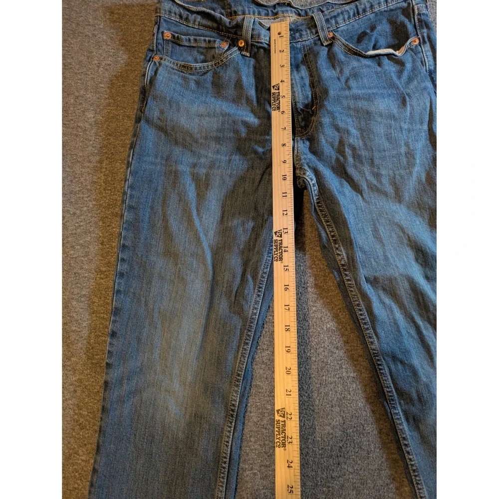 Levis Jeans Mens 511 34x32 Blue‎ Slim Fit Stretch Denim Premium Mid Rise